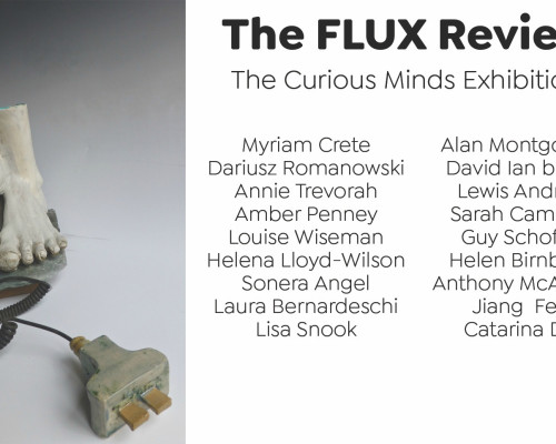 FLUX Review Curious Minds front cover, 2023
